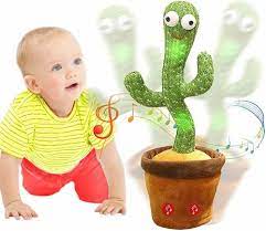 Dancing Cactus by Foxen Twisting Cactus Cute Plush Toy Education Toy Plush Toy with Songs for Children Playing Birthday Gift Kids Toys Foxen Ratings 10