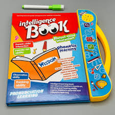 ntelligence Book for Kids | Phonetic Learning, Alphabets, Numbers, Animals, Fruits, Shapes, Vehicles & Colors | Electronic Sound Teaching Aid